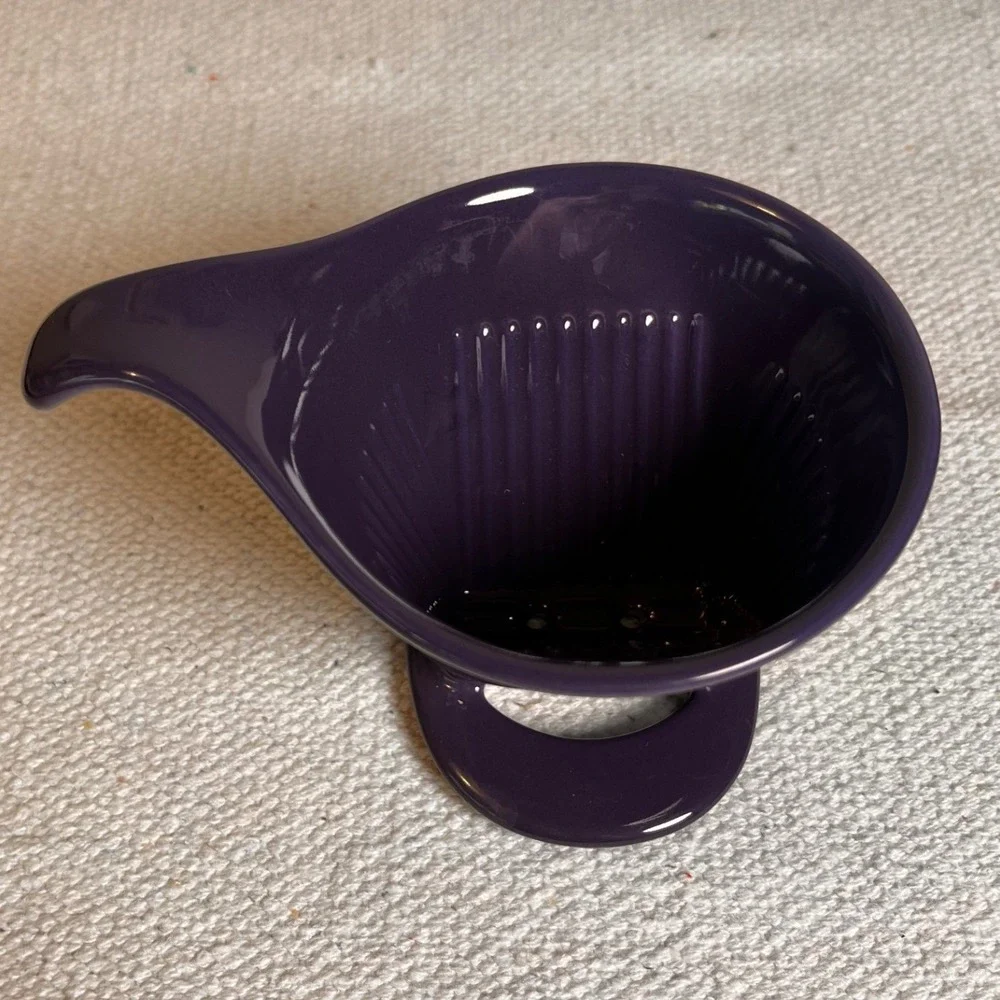 Purple Ceramic Coffee Pour Over Dripper Cone Brewer